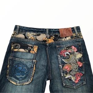 JAPANESE EMBROIDERY DENIM
